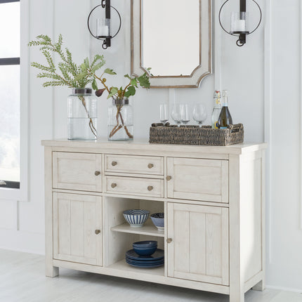 Robbinsdale - Antique White - Dining Room Server Signature Design by Ashley® 