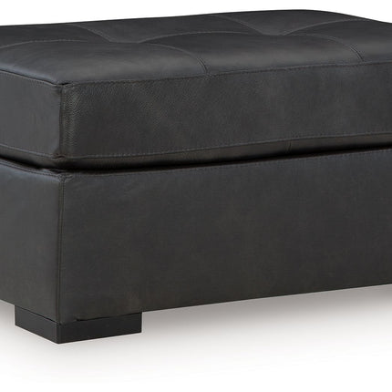 Brindley Pier - Fog - Oversized Accent Ottoman Signature Design by Ashley® 