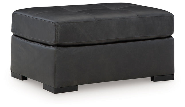 Brindley Pier - Fog - Oversized Accent Ottoman Signature Design by Ashley® 