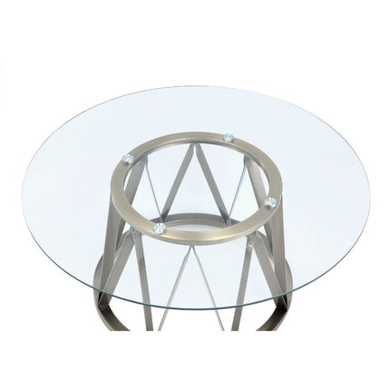 Perjan - Coffee Table - Antique Brass & Clear Glass ACME 