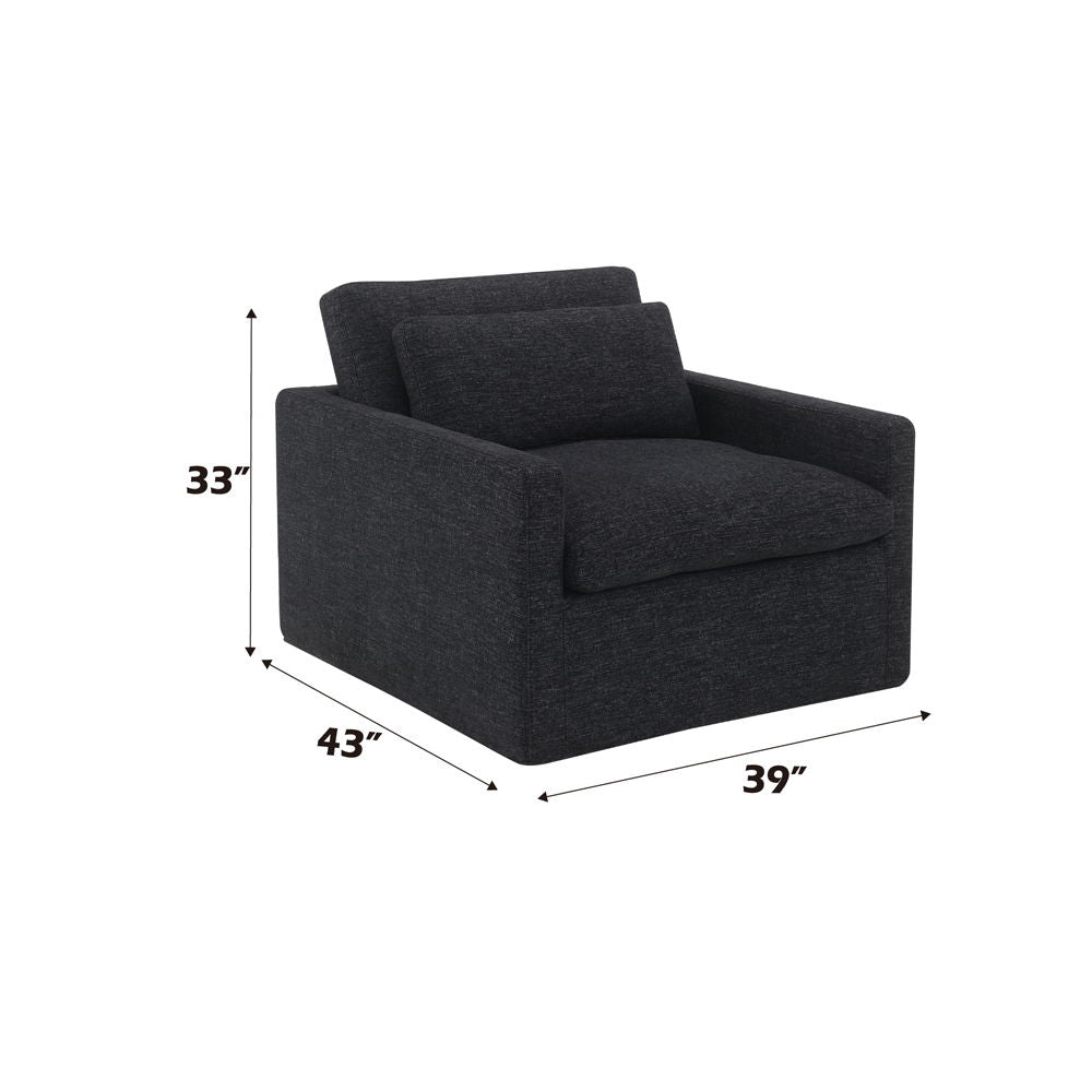 Frederick - Swivel Chair With Pillow ACME 