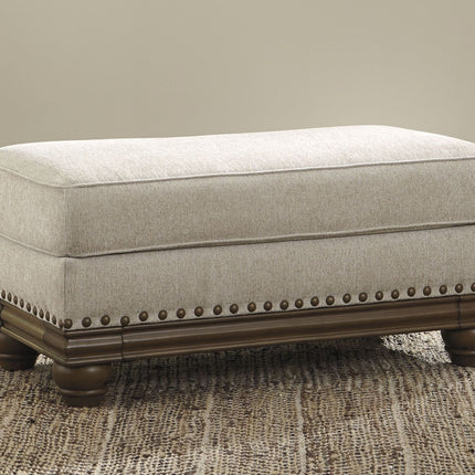 Harleson - Wheat - Ottoman Ashley Furniture 