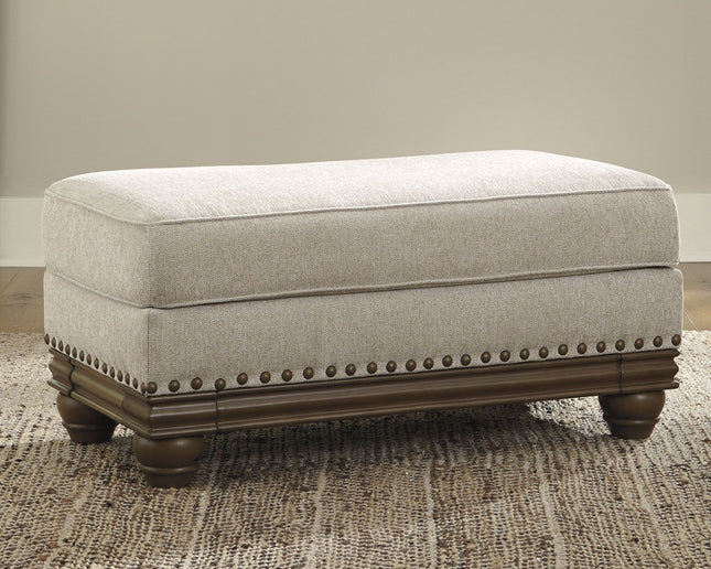 Harleson - Wheat - Ottoman Ashley Furniture 