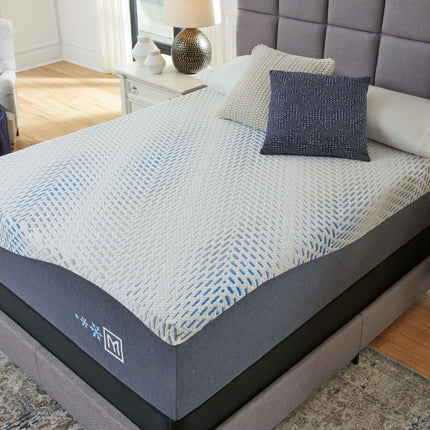 Millennium - Luxury Plush Gel Latex Hybrid Mattress, Foundation Sierra Sleep® by Ashley 