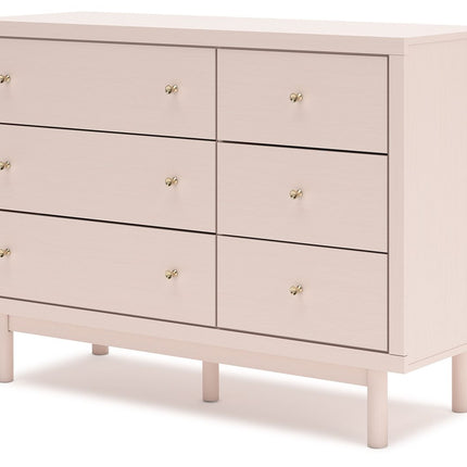 Wistenpine - Blush - Six Drawer Dresser Signature Design by Ashley® 