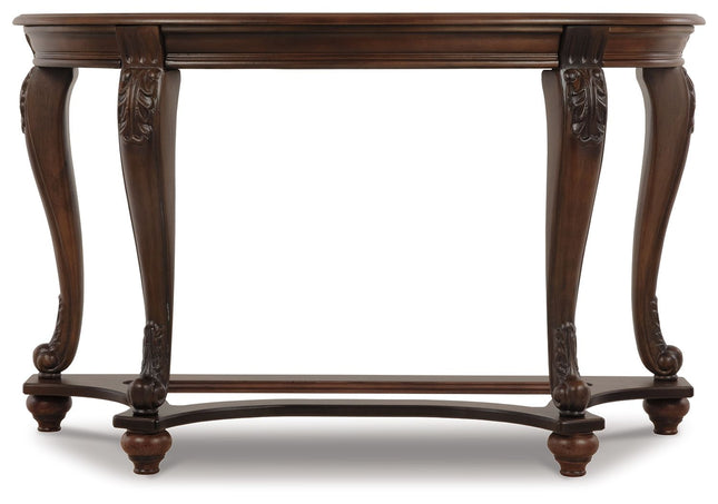 Norcastle - Dark Brown - Sofa Table Ashley Furniture 