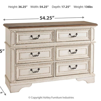 Realyn - Dresser, Mirror Ashley Furniture 