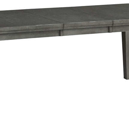 Hallanden - Gray - Rectangular Dining Room Butterfly Extension Table Ashley Furniture 