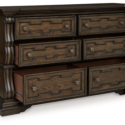 Maylee - Dark Brown - Dresser Signature Design by Ashley® 