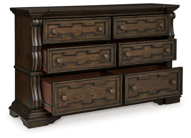 Maylee - Dark Brown - Dresser Signature Design by Ashley® 