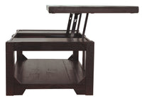 Thumbnail for Rogness - Rustic Brown - Lift Top Cocktail Table - Tony's Home Furnishings