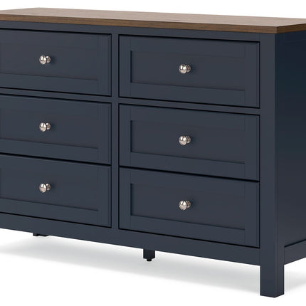 Landocken - Brown / Blue - Dresser Signature Design by Ashley® 