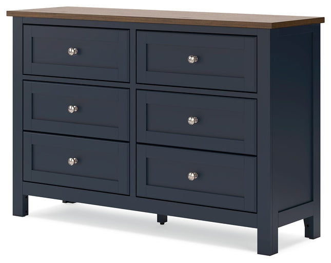 Landocken - Brown / Blue - Dresser Signature Design by Ashley® 