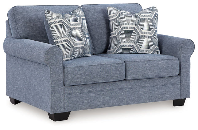 Carissa Manor - Denim - Loveseat Benchcraft® 