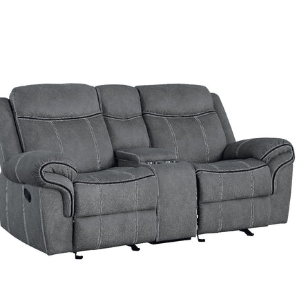 Zubaida - Loveseat w/USB Dock & Console (Glider & Motion) ACME 