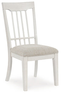 Thumbnail for Shaybrock - Antique White / Brown - Dining Upholstered Side Chair (Set of 2) - Tony's Home Furnishings