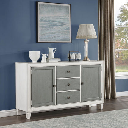 Katia - Server - Rustic Gray & Weathered White - Tony's Home Furnishings