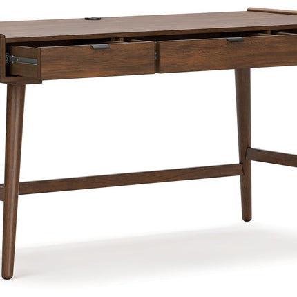 Lyncott - Brown - Home Office Desk Signature Design by Ashley® 