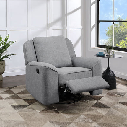 Destiny - Glider Recliner With Swivel - Gray Linen ACME 