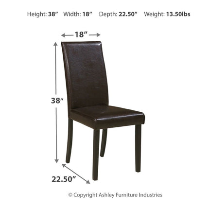 Kimonte - Dining Side Chair Signature Design by Ashley® 