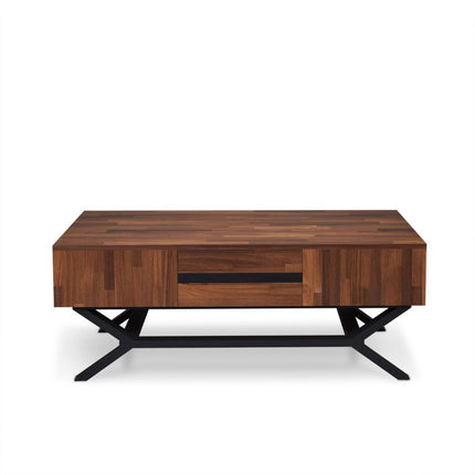 Karine - Coffee Table - Walnut & Sandy Black ACME 