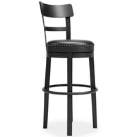 Valebeck -  Tall Upholstered Swivel Barstool Signature Design by Ashley® 