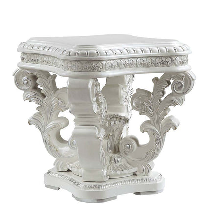 Vanaheim - End Table - Antique White Finish ACME 