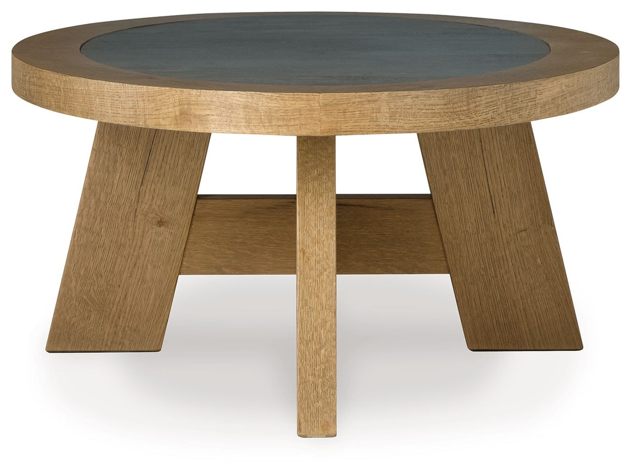Brinstead - Light Brown - Oval Cocktail Table - Tony's Home Furnishings