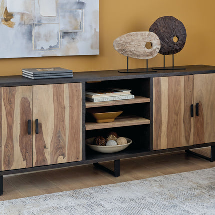 Bellwick - Natural / Brown - Accent Cabinet Signature Design by Ashley® 