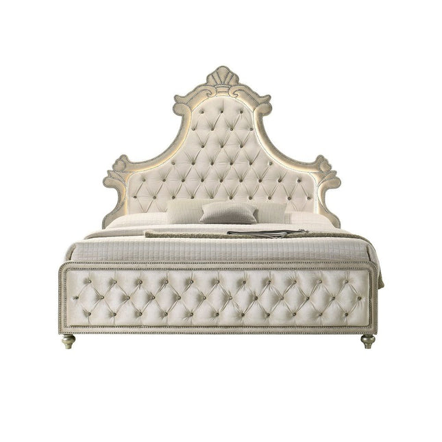 Lucienne - Bed With LED - Tony's Home Furnishings