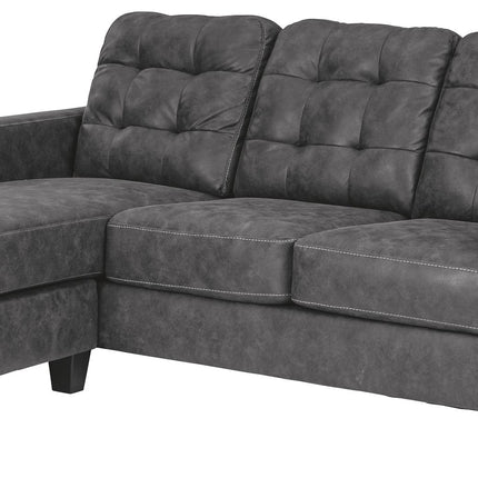 Venaldi - Gunmetal - Sofa Chaise Queen Sleeper Ashley Furniture 