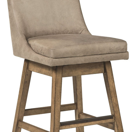 Tallenger - Swivel Barstool (Set of 2) Signature Design by Ashley® 