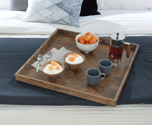 Heddford - Brown - Tray Signature Design by Ashley® 