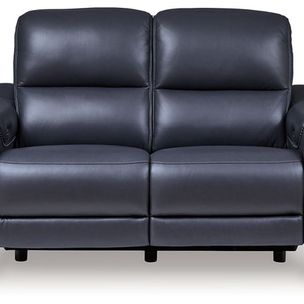 Mercomatic - Power Reclining Loveseat With Adj Headrest Signature Design by Ashley® 