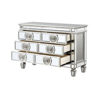 Varian - Server - Mirrored & Antique Platinum - 34