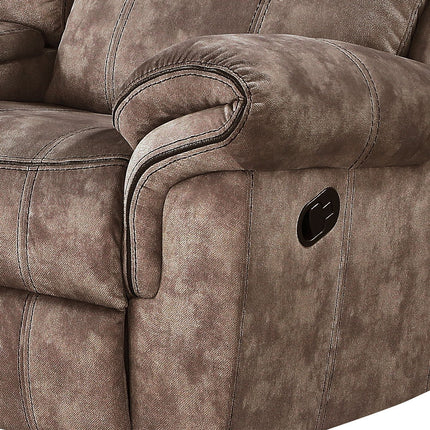 Zubaida - Loveseat w/USB Dock & Console (Glider & Motion) ACME 