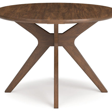 Lyncott - Brown - Round Dining Room Table Signature Design by Ashley® 