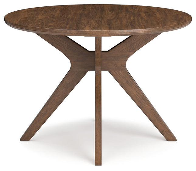 Lyncott - Brown - Round Dining Room Table Signature Design by Ashley® 