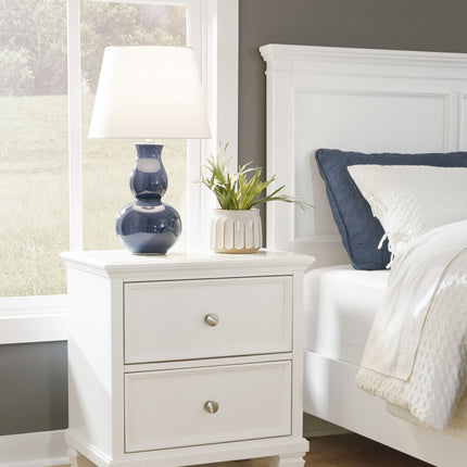 Fortman - White - Two Drawer Night Stand Signature Design by Ashley® 