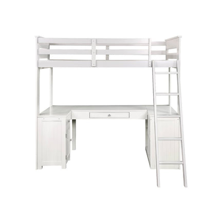 Ambar - Loft Bed - Light Gray ACME 