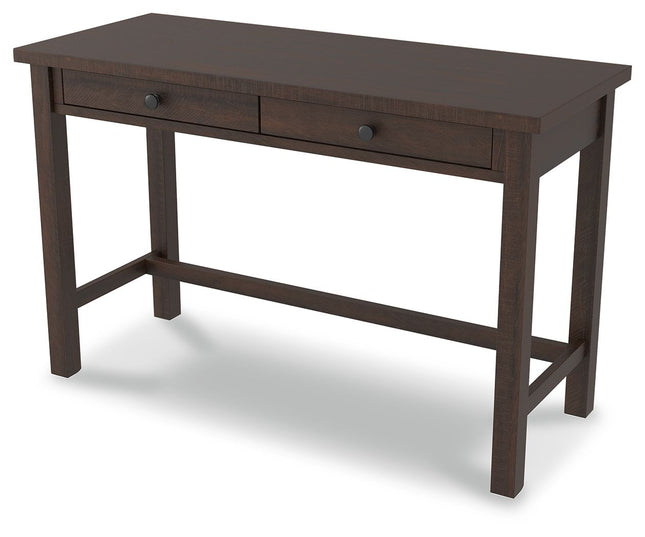 Camiburg - Warm Brown - Home Office Desk - Standalone Ashley Furniture 