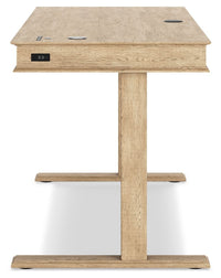Thumbnail for Elmferd - Light Brown - Adjustable Height Desk - Tony's Home Furnishings