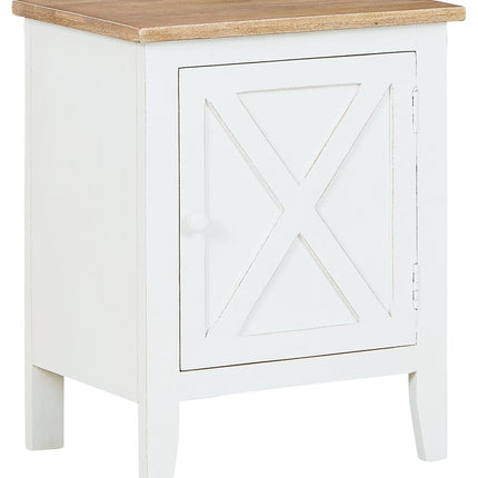 Gylesburg - White / Brown - Accent Cabinet Ashley Furniture 