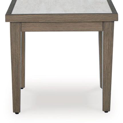 Rainier Ranch - Brown / Beige - Square End Table Signature Design by Ashley® 