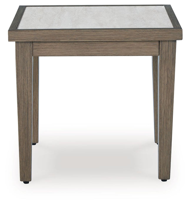 Rainier Ranch - Brown / Beige - Square End Table Signature Design by Ashley® 