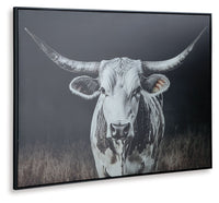 Harlandale - Black / White / Brown - Wall Art