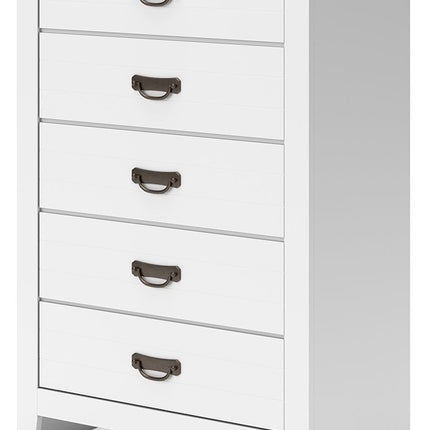 Binterglen - White - Five Drawer Chest Signature Design by Ashley® 