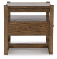 Thumbnail for Cabalynn - Light Brown - Square End Table - Tony's Home Furnishings