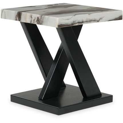 Cendill - Dark Brown / White / Black - Occasional Table Set (Set of 3) Signature Design by Ashley® 