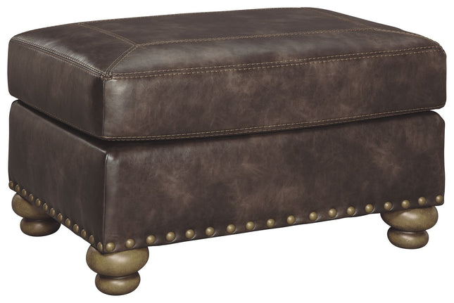 Nicorvo - Coffee - Ottoman Ashley Furniture 